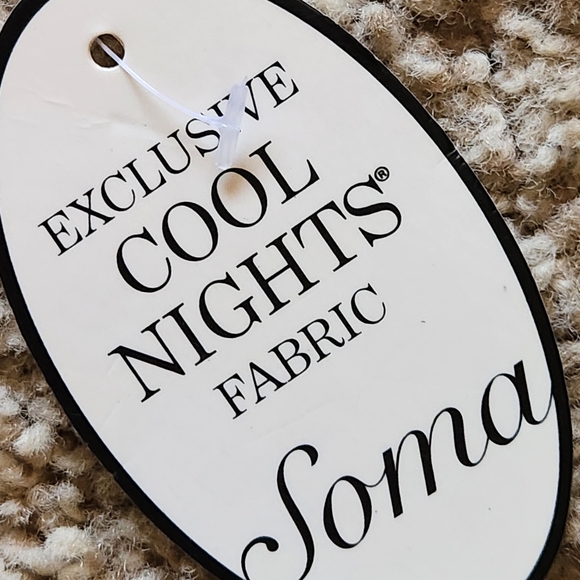 NWT SOMA Embraceable Cool Nights pajama set Size XS Colors mocha and Mochachino - Picture 5 of 11